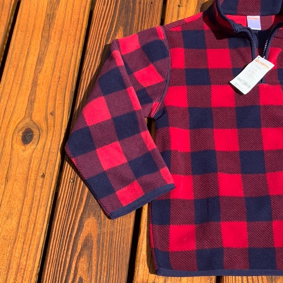 2 NWT Boys Size M 7/8 Bundle : Star Wars Hoodie / 1/4 Zip Checker Print Fleece - Picture 12 of 16